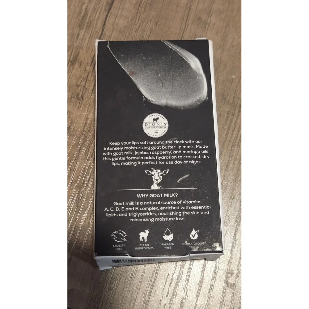 Dionis Goat Milk Skincare Glaze Goat Butter Lip Mask 0.33 oz Sweet Shortbread